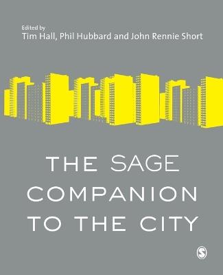 The SAGE Companion to the City - cover