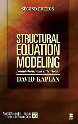 Structural Equation Modeling: Foundations and Extensions - David W. Kaplan - cover