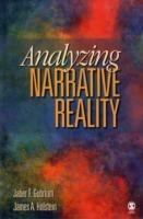 Analyzing Narrative Reality - Jaber F. Gubrium,James A. Holstein - cover