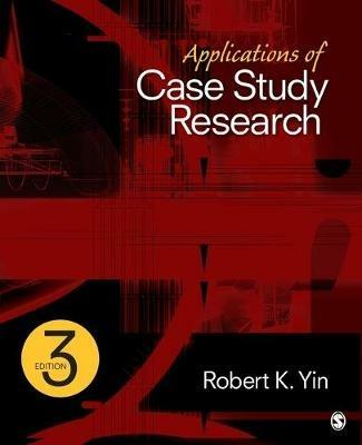 Applications of Case Study Research - Robert K. Yin - cover