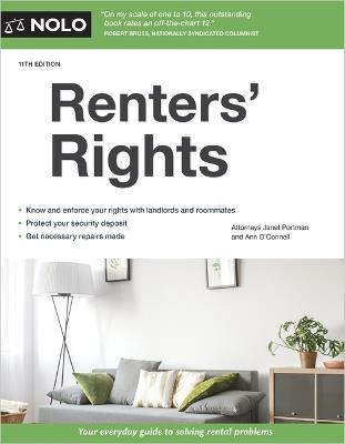 Renters' Rights - Janet Portman,Ann O'Connell - cover