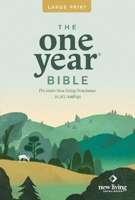 The One Year Bible: Slimline Large Print - Tyndale - cover