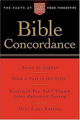 Pocket Bible Concordance: Nelson's Pocket Reference Series - Thomas Nelson - cover