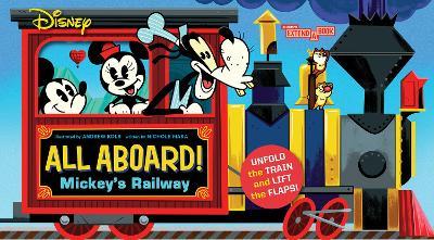 Disney All Aboard! Mickey's Railway (An Abrams Extend a Book) - Nichole Mara - cover