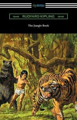 The Jungle Book (Illustrated by John L. Kipling, William H. Drake, and Paul Frenzeny) - Rudyard Kipling - cover