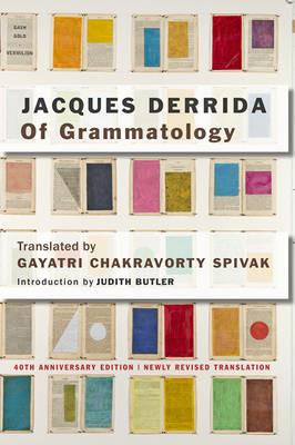 Of Grammatology - Jacques Derrida - cover
