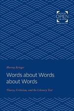 Words about Words about Words: Theory, Criticism, and the Literary Text
