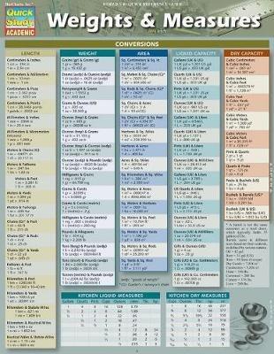 Weights & Measures - BarCharts, Inc. - cover