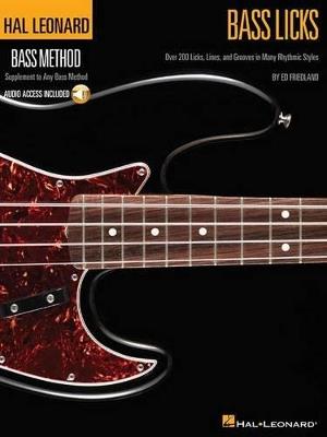 Hal Leonard Bass Method - Bass Licks - Ed Friedland - cover