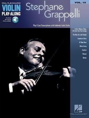 Stephane Grappelli: Violin Play-Along Volume 15 - cover