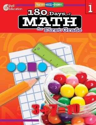 180 Days™: Math for First Grade: Practice, Assess, Diagnose - Jodene Smith - cover