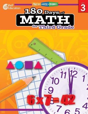 180 Days™: Math for Third Grade: Practice, Assess, Diagnose - Jodene Smith - cover