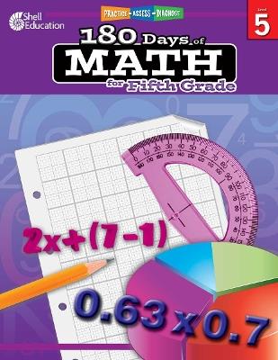 180 Days™: Math for Fifth Grade: Practice, Assess, Diagnose - Jodene Smith - cover