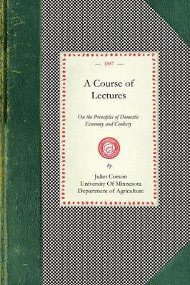 Course of Lectures - Juliet Corson - cover