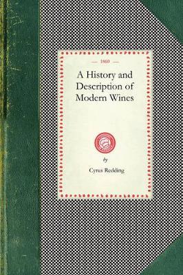 History and Description of Modern Wines - Cyrus Redding,American Institute of Wine & Food - cover