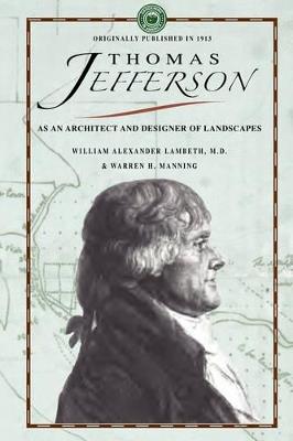 Thomas Jefferson as an Architect - William Lambeth,Warren Manning - cover