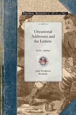 Occasional Addresses and the Letters of