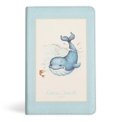 KJV Great and Small Bible, Baby Blue Leathertouch - cover
