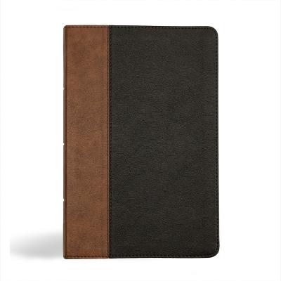 KJV Personal Size Giant Print Bible, Black/Brown - cover
