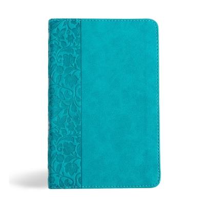 NASB Personal Size Bible, Teal Leathertouch - cover