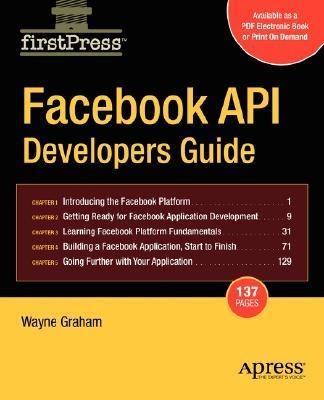 Facebook API Developers Guide - Alan Graham - cover