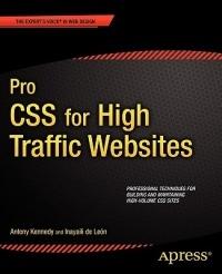 Pro CSS for High Traffic Websites - Antony Kennedy,Inayaili de Leon - cover