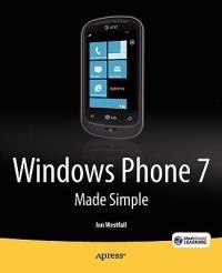 Windows Phone 7 Made Simple - MSL Made Simple Learning,Jon Westfall - cover