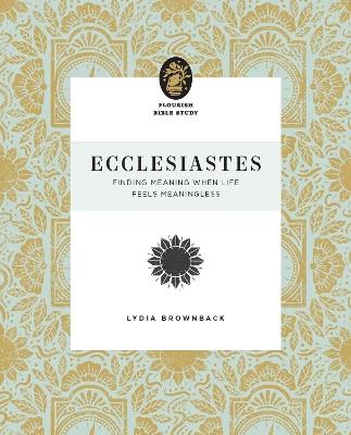 Ecclesiastes: Finding Meaning When Life Feels Meaningless - Lydia Brownback - cover