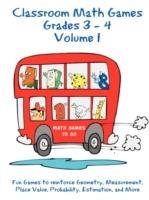 Classroom Math Games Grades 3 - 4 Volume 1 - Tommy Hall,Jan Hall - cover