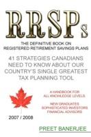 RRSPs: the Definitive Book on Registered Retirement Savings Plans - Preet Banerjee - cover