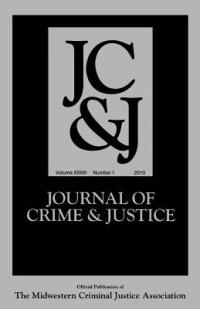 Journal of Crime and Justice - Unknown - cover