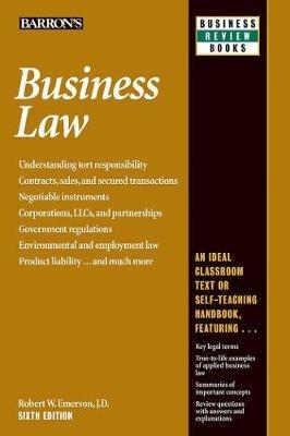 Business Law - Robert W. Emerson - cover