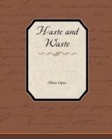 Haste and Waste - Oliver Optic - cover
