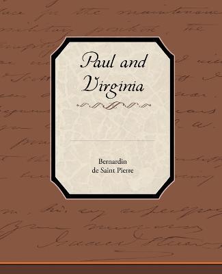 Paul and Virginia - Bernardin de Saint Pierre - cover
