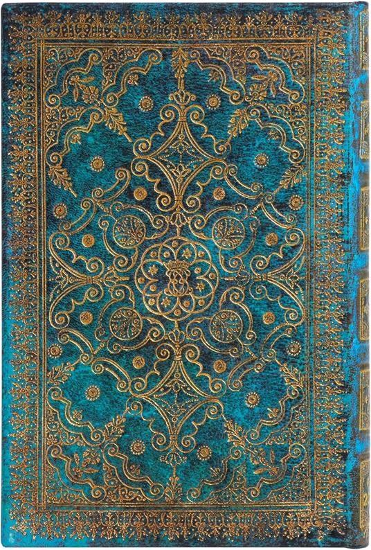 Agenda Paperblanks 2024, 12 mesi, Mini, Orizzontale, Equinoxe, Azzurro - 9,5 x 14 cm - 3