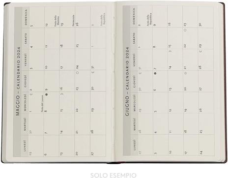 Agenda Paperblanks 2024, 12 mesi, Mini, Orizzontale, Equinoxe, Azzurro - 9,5 x 14 cm - 5