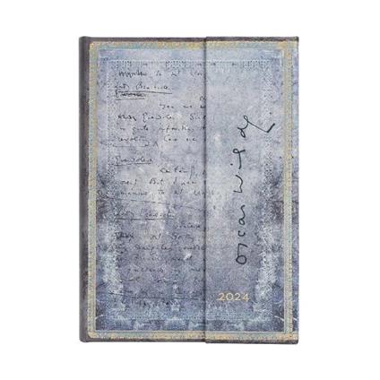 Agenda Paperblanks 2024, 12 mesi, Midi, giornaliera, Wilde, L'Importanza di Chiamarsi Ernesto - 13 x 18 cm