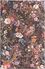 Agenda Paperblanks 2024, 12 mesi, Maxi, VSO, William Kilburn, Floralia - 13,5 x 21 cm