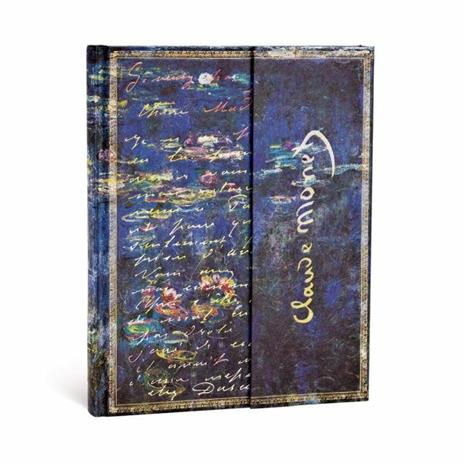 Taccuino notebook Paperblanks Monet Le Ninfee, Lettera a Morisot ultra a pagine bianche - 3