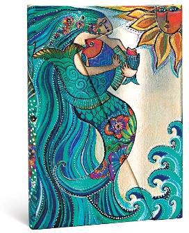 Taccuino block notes Paperblanks Canto di sirena midi a righe