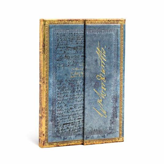 Taccuino notebook Paperblanks Wordsworth, Lettera con stralci della poesia "I narcisi" midi a righe - 3