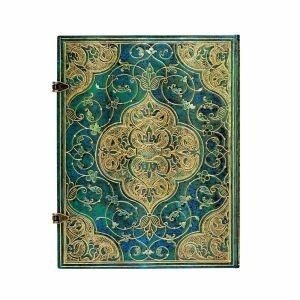 Taccuino Paperblanks copertina rigida Ultra a righe Cronache turchesi - 18x23 - 3