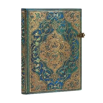 Taccuino Paperblanks copertina rigida Midi a righe Cronache turchesi - 13x18