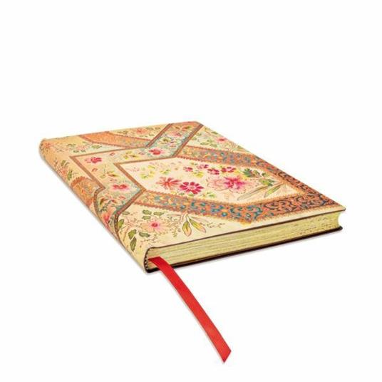 Taccuino Paperblanks copertina morbida Midi a righe Floreale filigranato avorio - 13x18 - 2