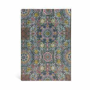 Taccuino Paperblanks, Tessuti Sacri Tibetani, Padma, Grande, A pagine bianche - 21 x 30 cm - 3