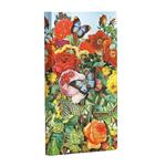 Taccuino Paperblanks, Fotomontaggi della Natura, Il Giardino delle Farfalle, Slanciato, A righe - 9 x 18 cm