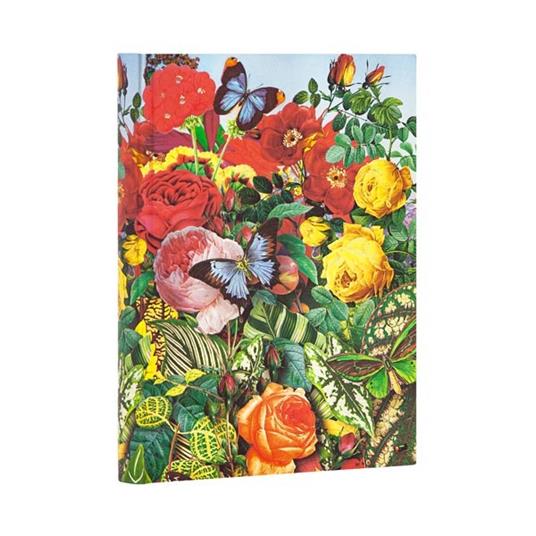 Taccuino Paperblanks copertina morbida Midi a righe Il Giardino delle Farfalle - 13 x 18 cm - 3