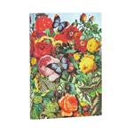 Taccuino Paperblanks copertina morbida Mini a pagine bianche Il giardino delle farfalle - 9,5x14