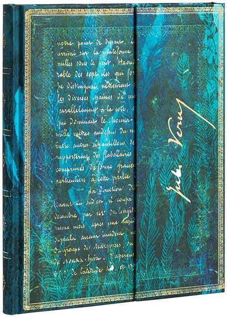 Taccuino Paperblanks, Collezione Preziosi Manoscritti, Verne, Ventimila Leghe, Mini, A pagine bianche - 10 x 14 cm - 5