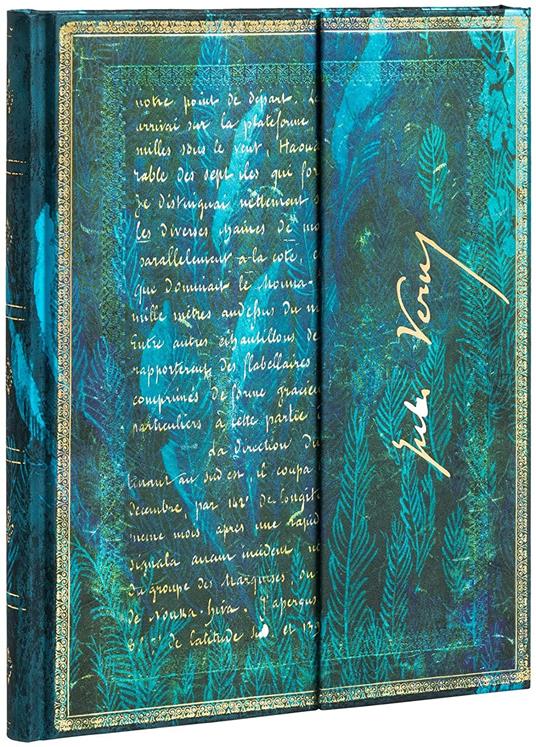 Taccuino Paperblanks, Collezione Preziosi Manoscritti, Verne, Ventimila Leghe, Mini, A pagine bianche - 10 x 14 cm - 5